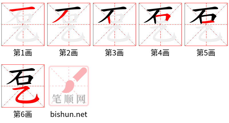 乭 笔顺规范