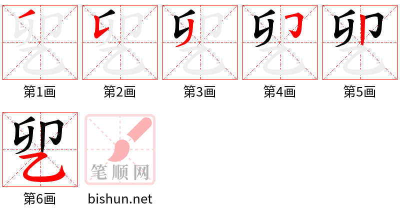 乮 笔顺规范