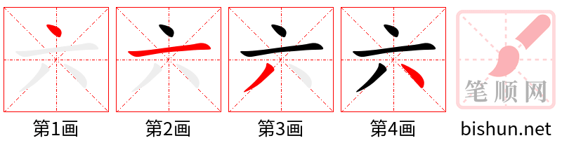 六 笔顺规范