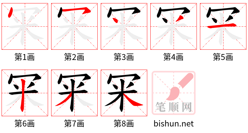 冞 笔顺规范