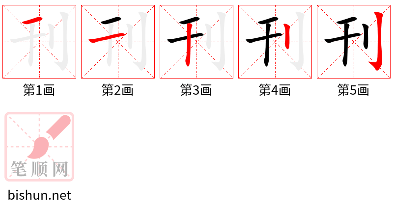 刊 笔顺规范