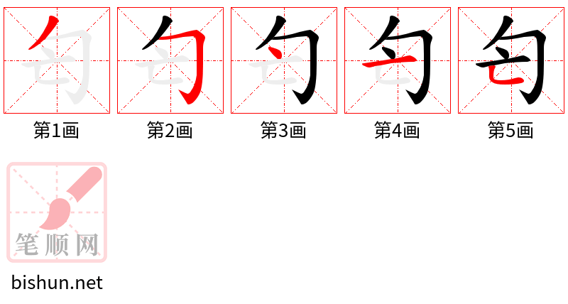 匄 笔顺规范