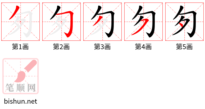 匇 笔顺规范