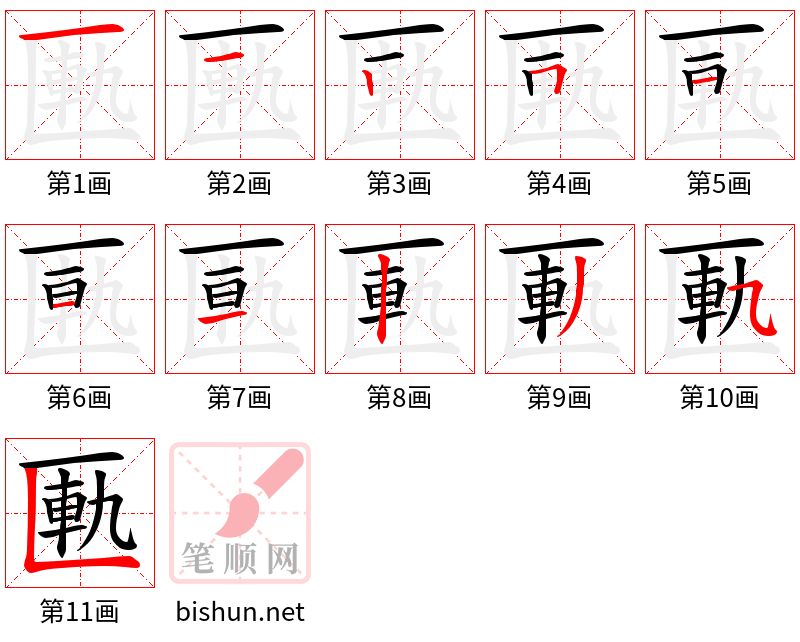 匭 笔顺规范