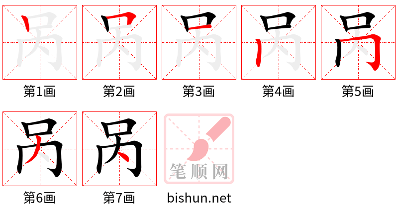 呙 笔顺规范