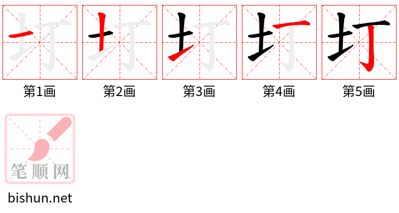 圢 笔顺规范