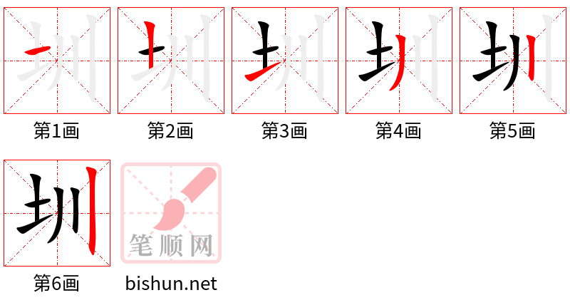 圳 笔顺规范