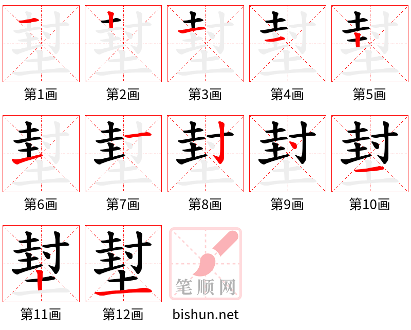 堼 笔顺规范