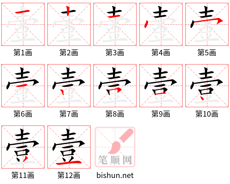 壹 笔顺规范