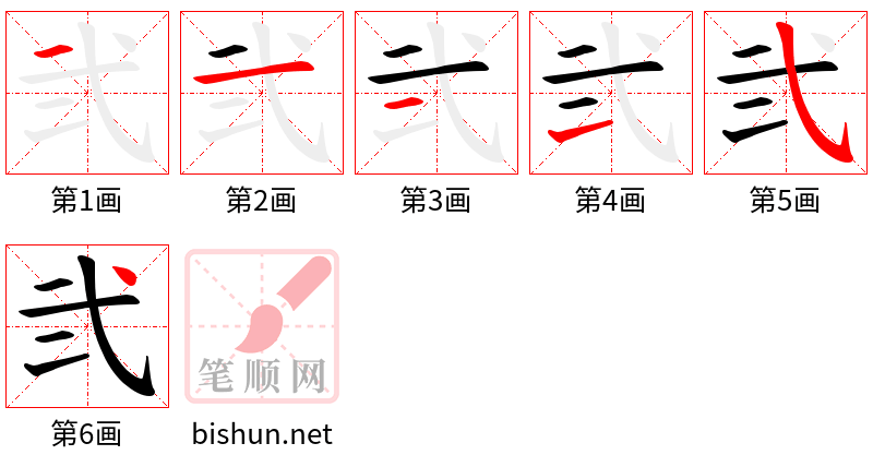 弐 笔顺规范