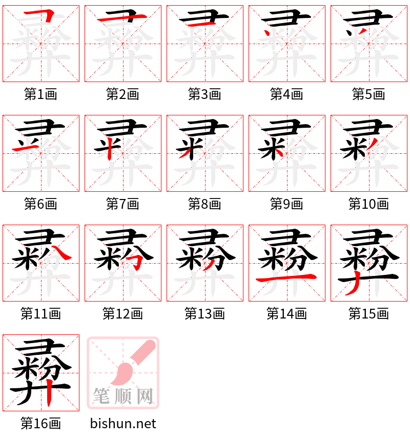 彛 笔顺规范