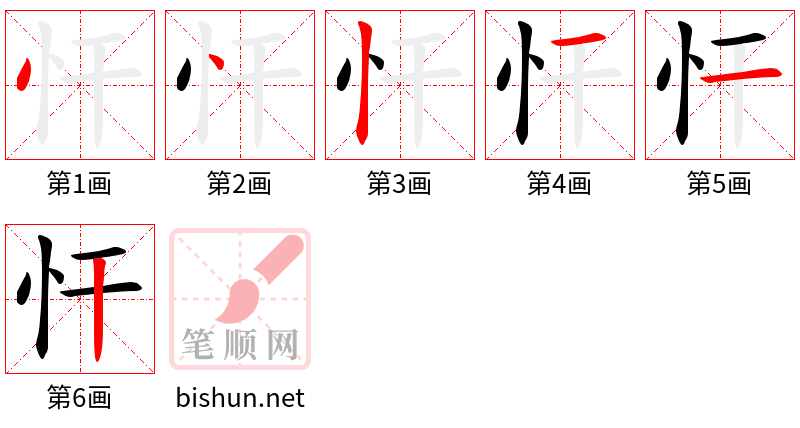 忓 笔顺规范