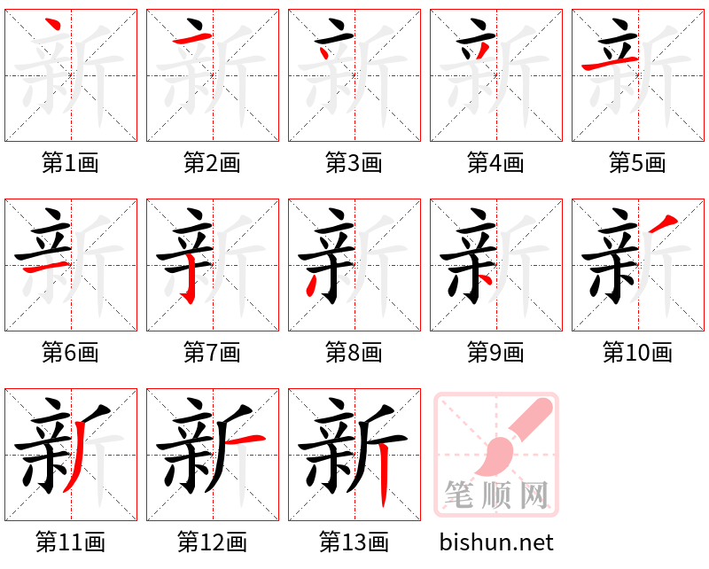 新 笔顺规范