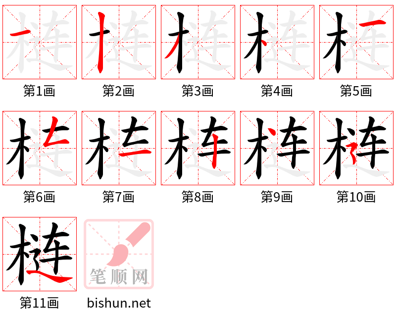 梿 笔顺规范