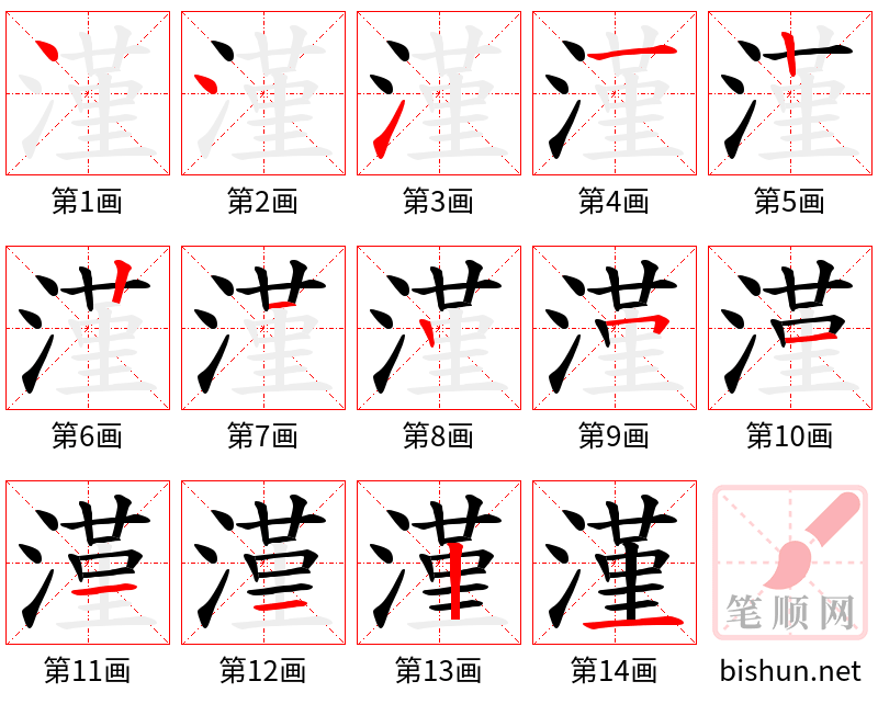 漌 笔顺规范