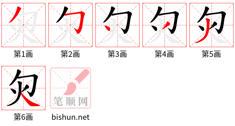 灳 笔顺规范