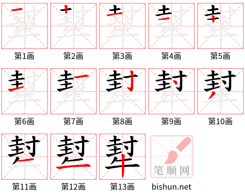 犎 笔顺规范