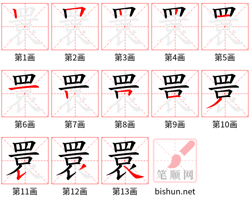 睘 笔顺规范