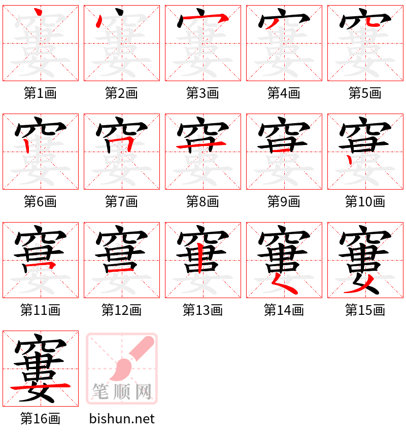 窶 笔顺规范