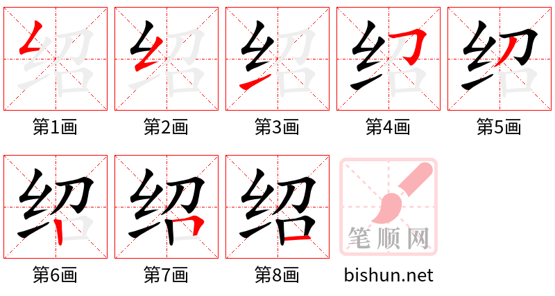 绍 笔顺规范