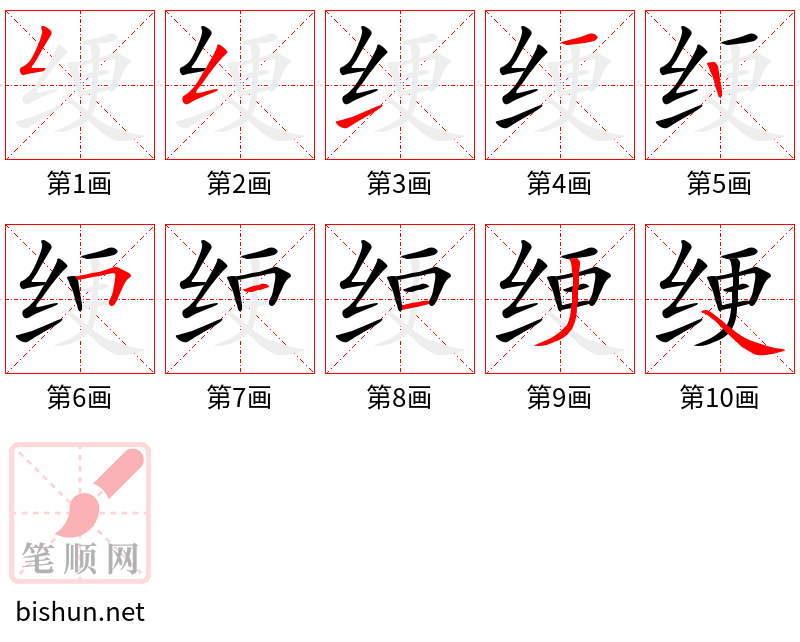 绠 笔顺规范