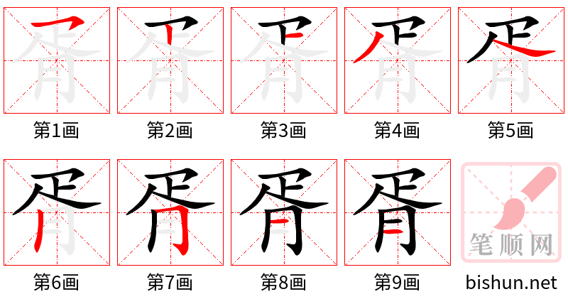 胥 笔顺规范