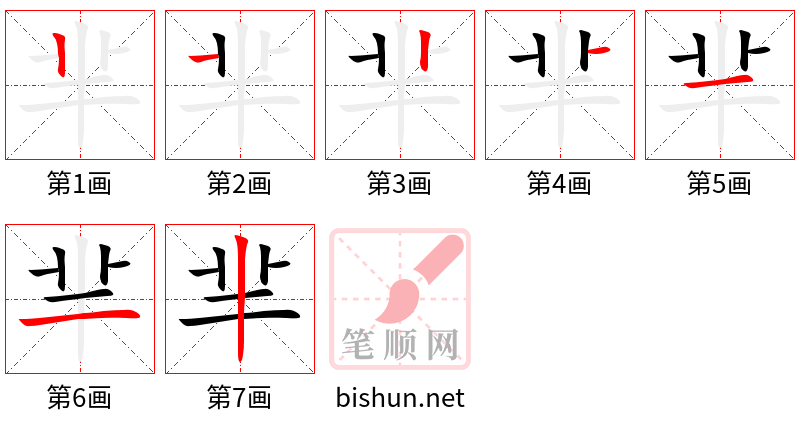 芈 笔顺规范