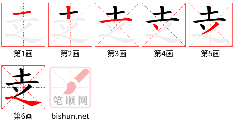 赱 笔顺规范