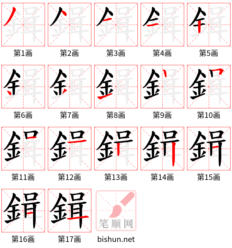 鍓 笔顺规范